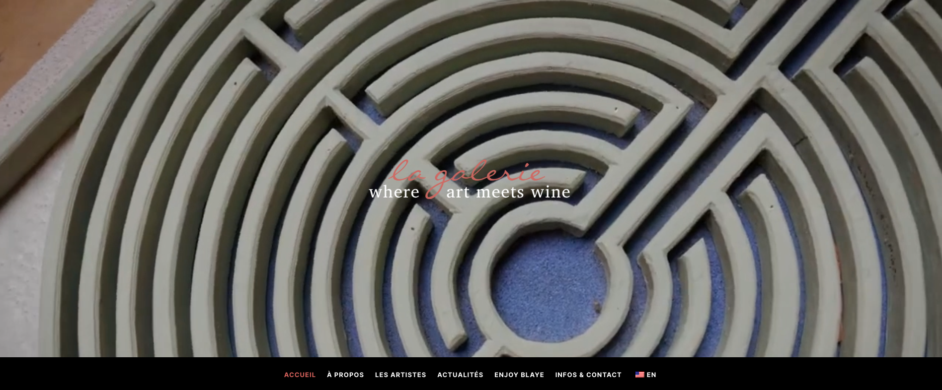 Screenshot du site