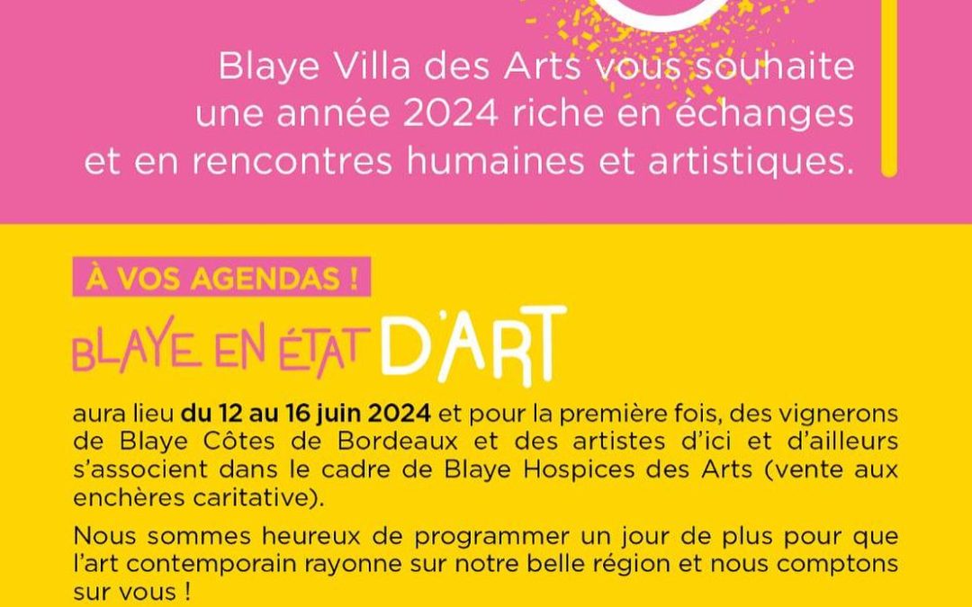 Blaye en état d’Art 2024